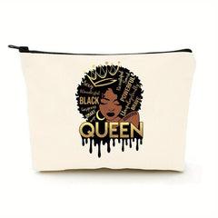 Cartoon Girl Cosmetic Bag for Women Men Stationary Bag