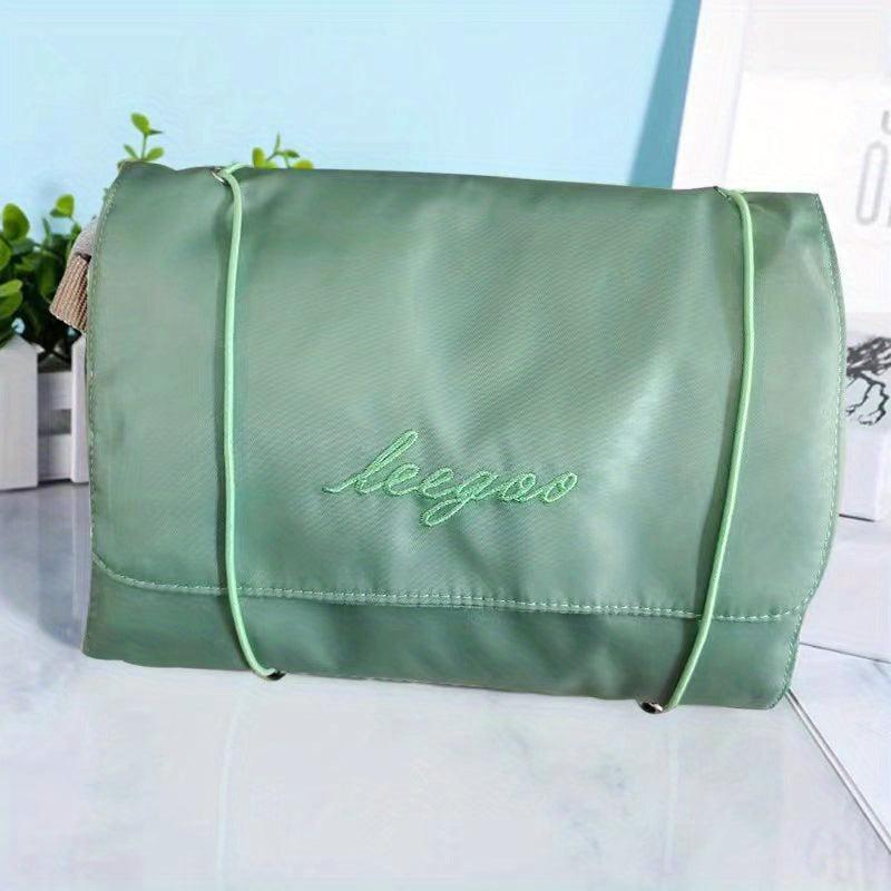 Large Capacity Roll Up Cosmetic Bag Travel Toiletry Organizer