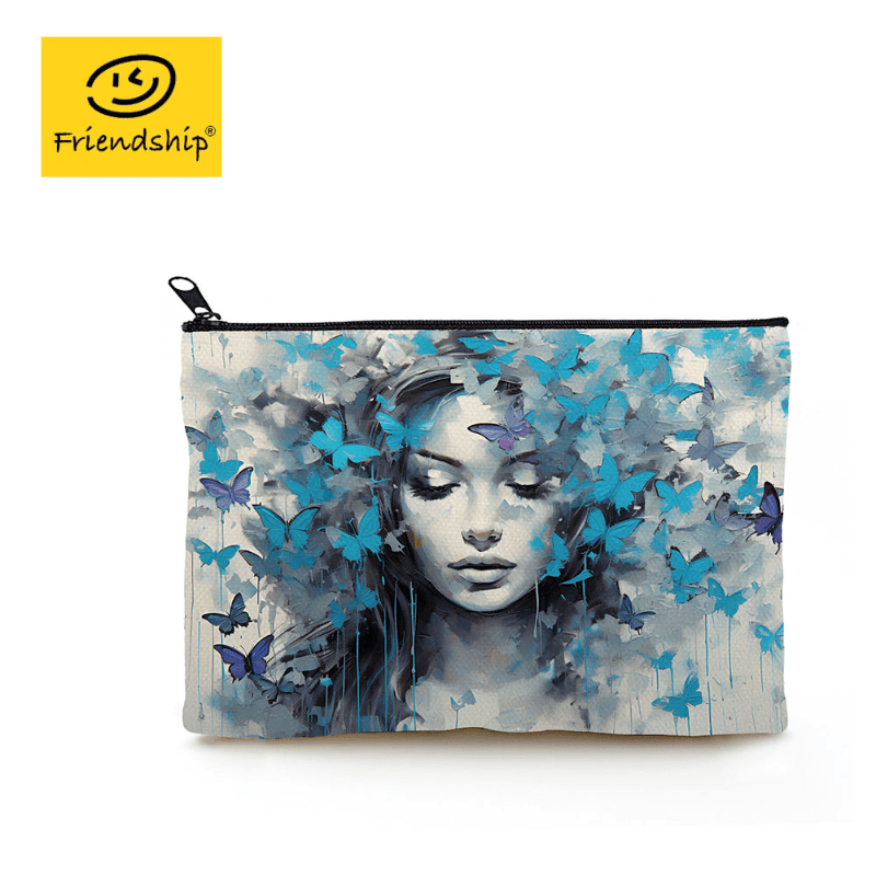 Casual Butterfly Toiletry Bag Lightweight Waterproof Cosmetic Bag
