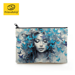 Casual Butterfly Toiletry Bag Lightweight Waterproof Cosmetic Bag