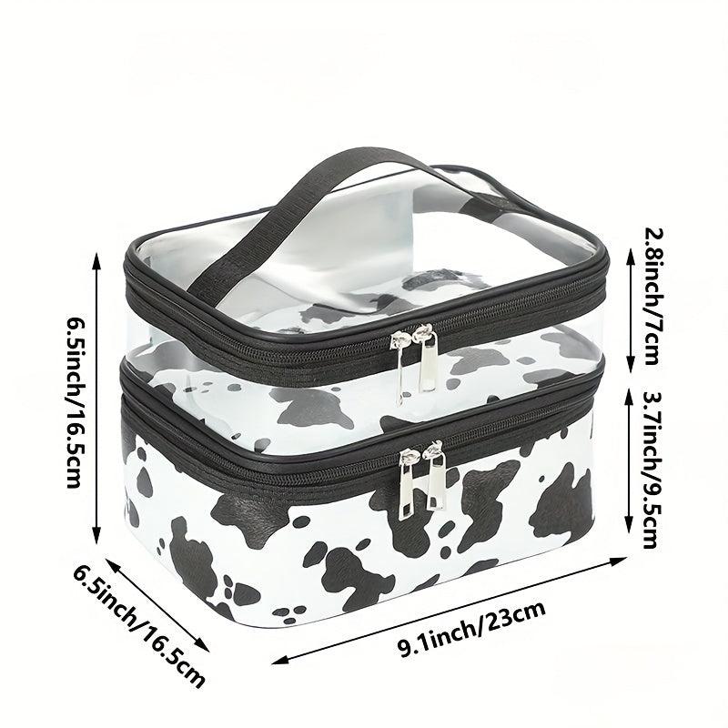 PU Leather Waterproof Makeup Storage Bag Toiletry Travel Washing Bag