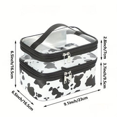 PU Leather Waterproof Makeup Storage Bag Toiletry Travel Washing Bag