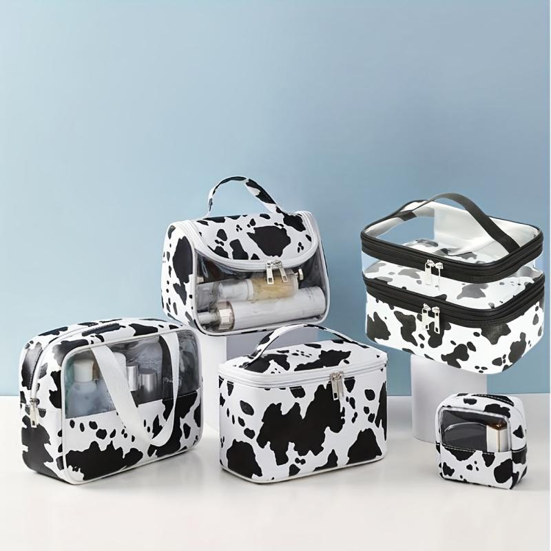 PU Leather Waterproof Makeup Storage Bag Toiletry Travel Washing Bag