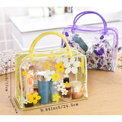 Transparent PVC Finishing Bag Makeup Bag Toiletries Storage Bag