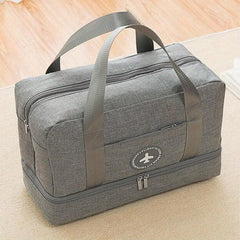 Large Capacity Duffel with Shoe Storage & Wet/Dry Separation Travel Bag