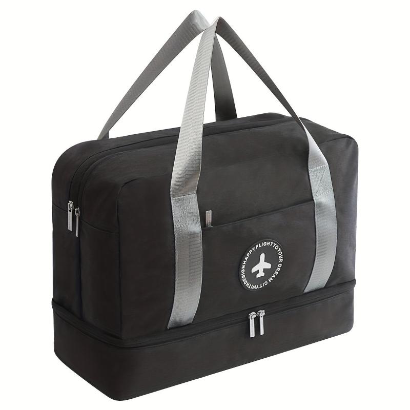 Large Capacity Duffel with Shoe Storage & Wet/Dry Separation Travel Bag