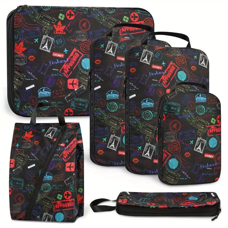 Cambond Packing Cubes Set of 5 for Travel, Luggage Organizers Compression Cubes