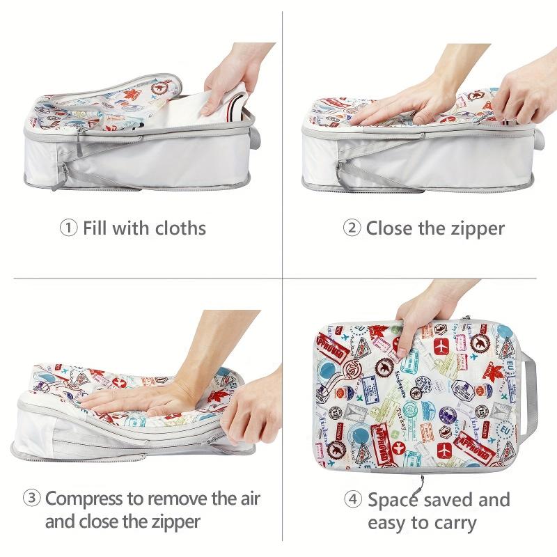 Cambond Packing Cubes Set of 5 for Travel, Luggage Organizers Compression Cubes
