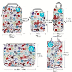 Cambond Packing Cubes Set of 5 for Travel, Luggage Organizers Compression Cubes