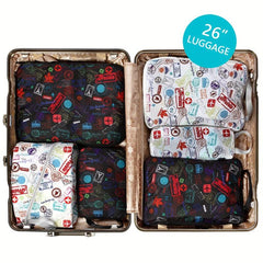 Cambond Packing Cubes Set of 5 for Travel, Luggage Organizers Compression Cubes