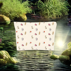 Canvas Waterproof Makeup Bag Zipper Travel Bags