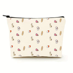 Canvas Waterproof Makeup Bag Zipper Travel Bags