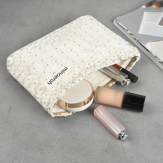Embroidered Storage Bag Evening Party Makeup Bag Toiletry Bag