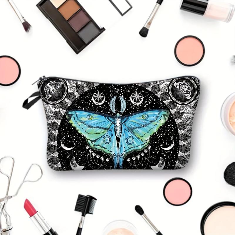 Moon Butterfly Cosmetics Bag Travel Toiletry Bag