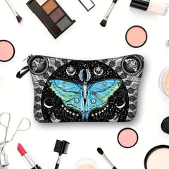 Moon Butterfly Cosmetics Bag Travel Toiletry Bag