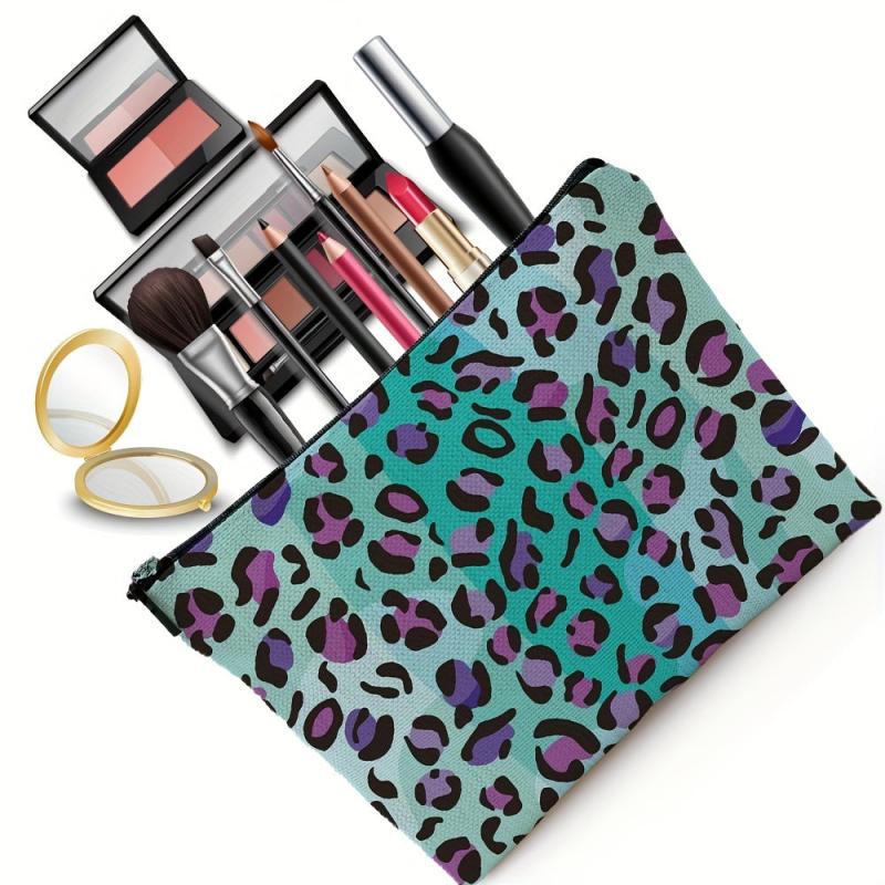 Leopard Style Makeup Bag Waterproof Cosmetic Pouch