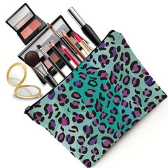 Leopard Style Makeup Bag Waterproof Cosmetic Pouch
