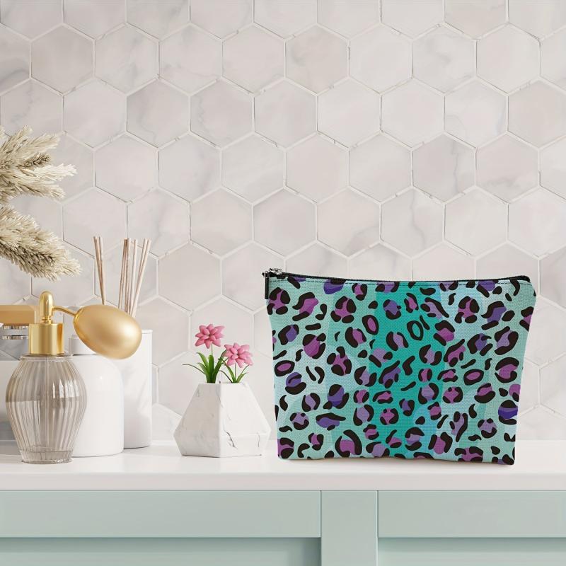 Leopard Style Makeup Bag Waterproof Cosmetic Pouch