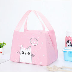 Portable Cartoon Animal Lunch Bag Waterproof Insulated Storage Bag
