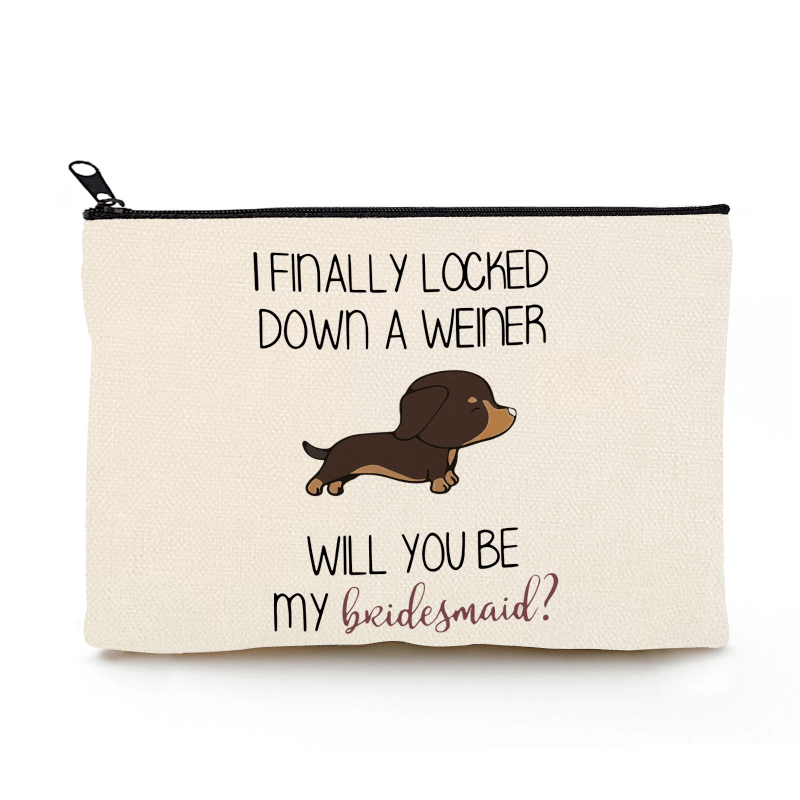 Cartoon Dog Pattern Cosmetic Bag Waterproof Toiletry Bag