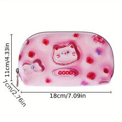 3D Cartoon Style Cosmetic Bag Travel Wash Bag Waterproof Storage Bag