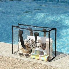 Transparent Large Capacity Toiletry Bag PVC Waterproof Wash Bag