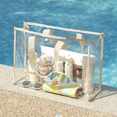 Transparent Large Capacity Toiletry Bag PVC Waterproof Wash Bag