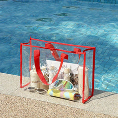 Transparent Large Capacity Toiletry Bag PVC Waterproof Wash Bag