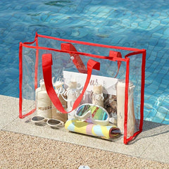 Transparent Large Capacity Toiletry Bag PVC Waterproof Wash Bag