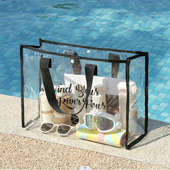 Transparent Large Capacity Toiletry Bag PVC Waterproof Wash Bag