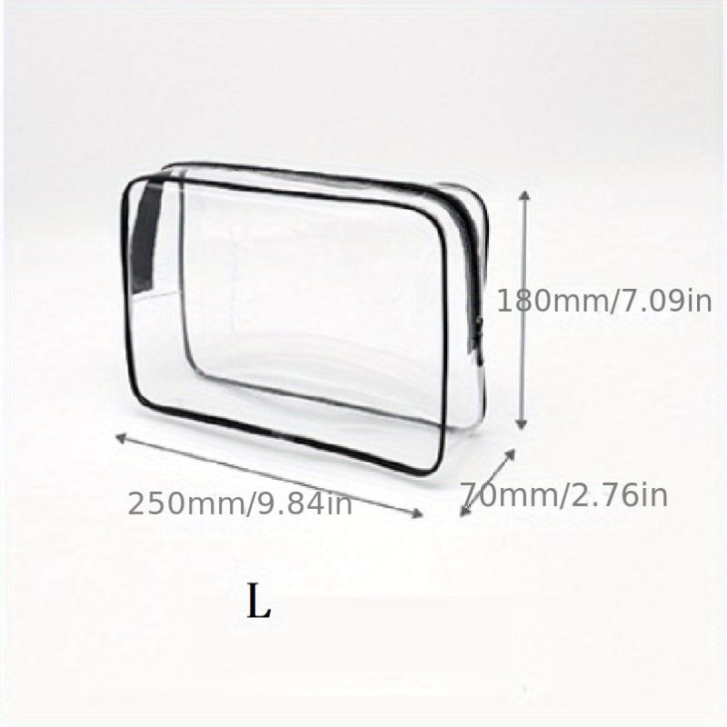 Portable Transparent Cosmetic Bag Toiletry Bag Travel Storage Bag