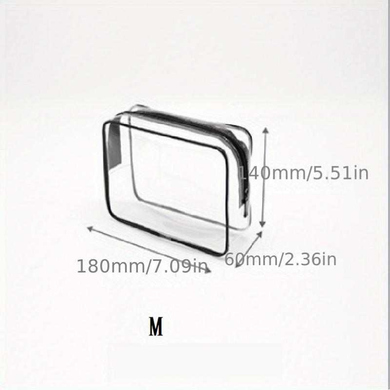 Portable Transparent Cosmetic Bag Toiletry Bag Travel Storage Bag