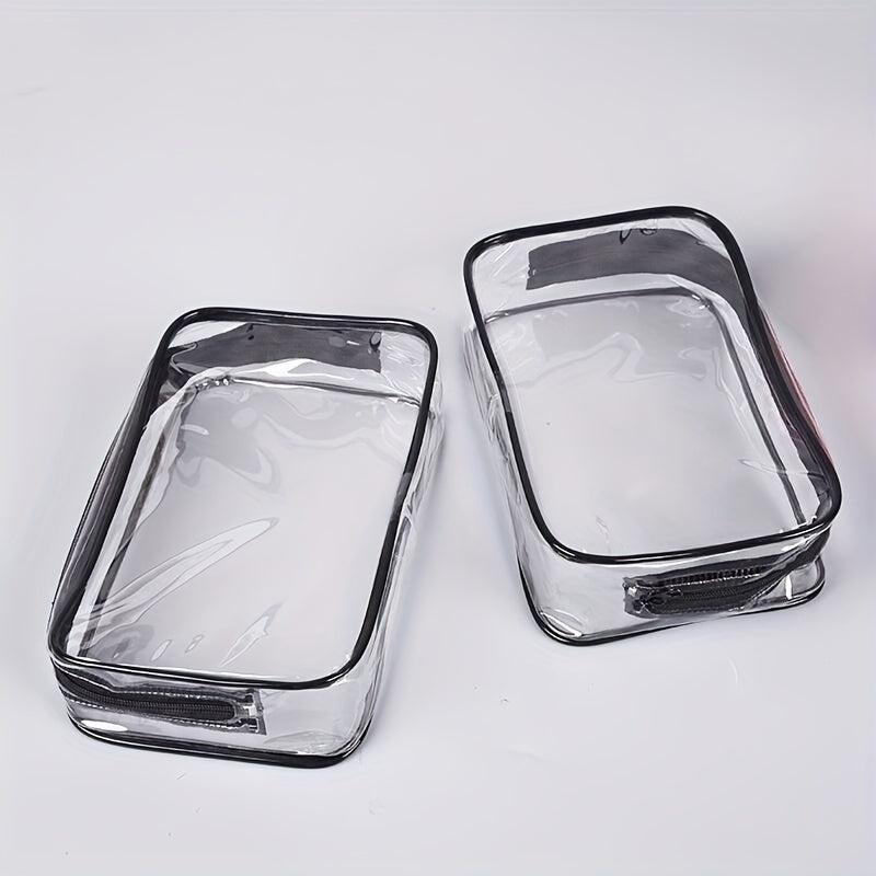 Portable Transparent Cosmetic Bag Toiletry Bag Travel Storage Bag