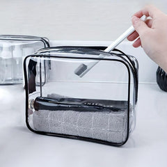 Portable Transparent Cosmetic Bag Toiletry Bag Travel Storage Bag
