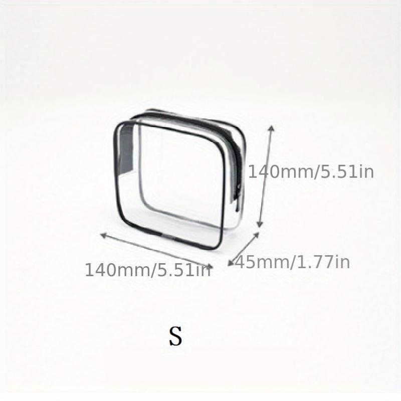 Portable Transparent Cosmetic Bag Toiletry Bag Travel Storage Bag