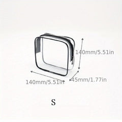 Portable Transparent Cosmetic Bag Toiletry Bag Travel Storage Bag