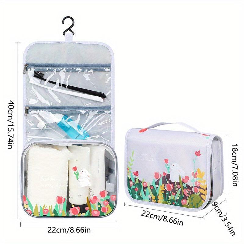 Portable Hanging Wash Bag Large Capacity Travel Multifunctional Cosmetic Bag