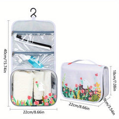 Portable Hanging Wash Bag Large Capacity Travel Multifunctional Cosmetic Bag