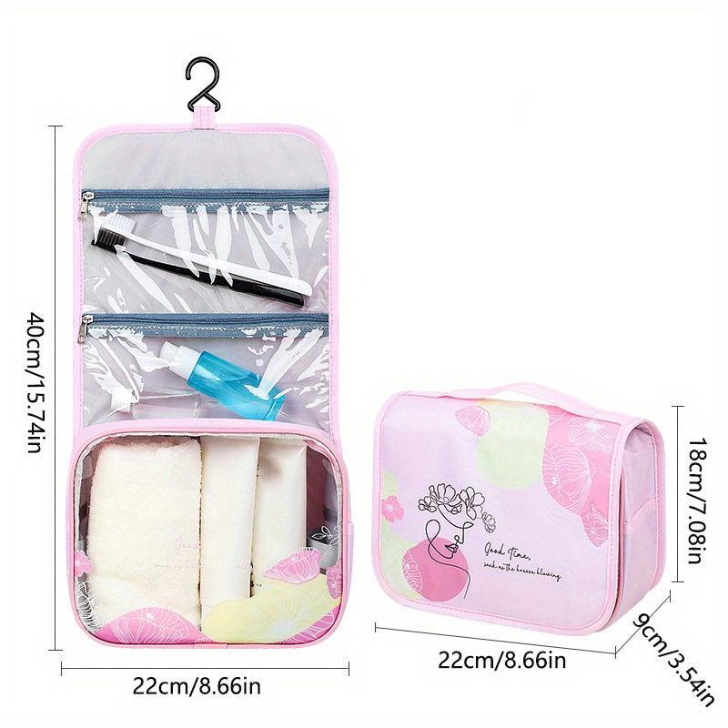 Portable Hanging Wash Bag Large Capacity Travel Multifunctional Cosmetic Bag