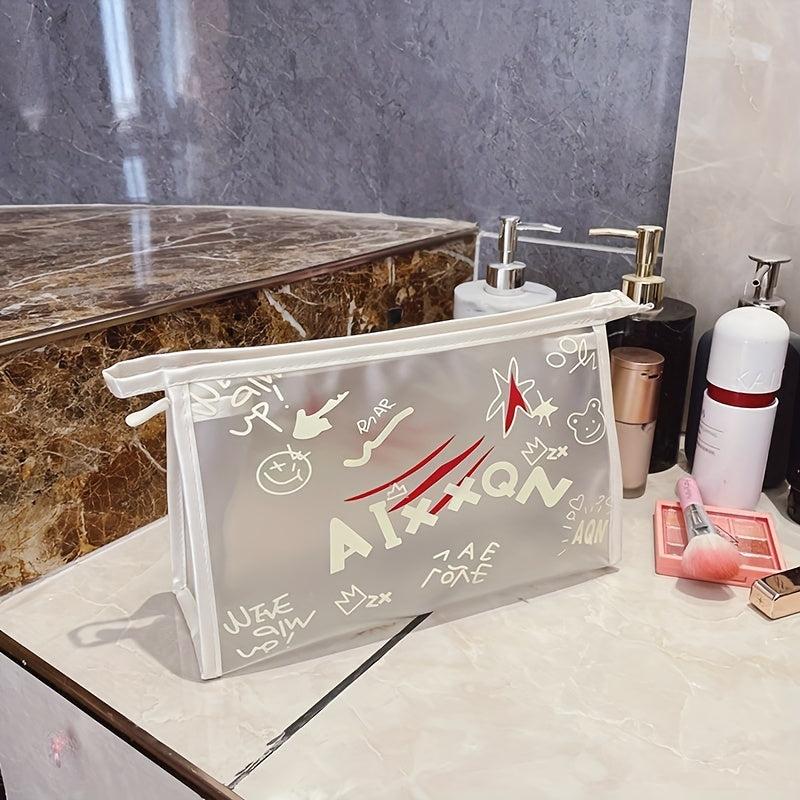 Waterproof Cosmetic Bag Large Capacity Portable Wash Bag