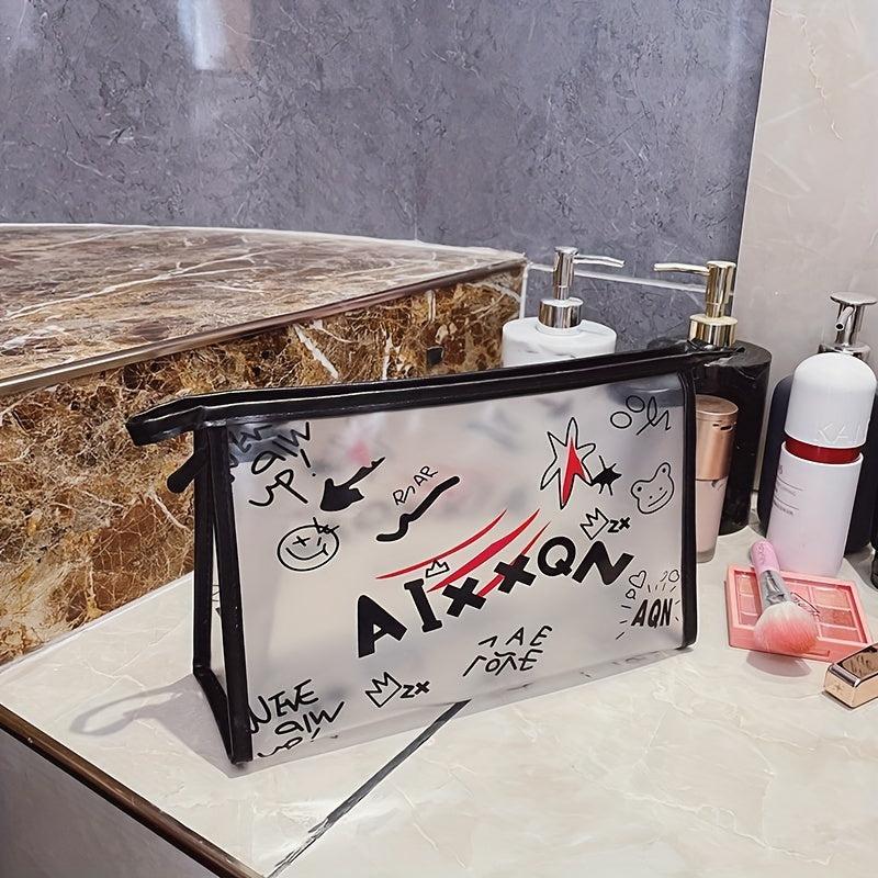 Waterproof Cosmetic Bag Large Capacity Portable Wash Bag