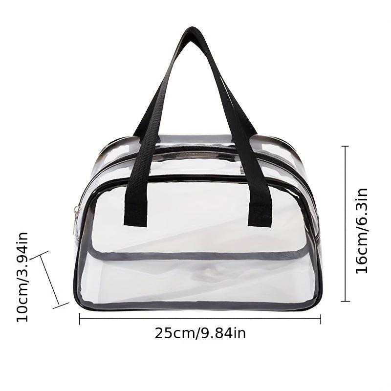 Transparent Toiletry Bag Waterproof Cosmetics Storage Travel Bag