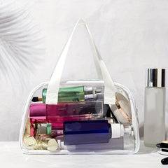 Transparent Toiletry Bag Waterproof Cosmetics Storage Travel Bag