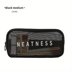 Portable Nylon Mesh Makeup Bag Toiletry Organizer Bag