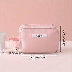 Small Cosmetic Bag Portable Zipper Storage Pouch Travel Waterproof