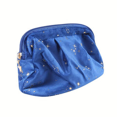 Bronzing Star Moon Velvet Cosmetic Bag Large Capacity Makeup Storage Bag