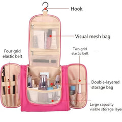 Waterproof Hanging Wash Bag Men Women Cosmetic Outdoor Travel Bag