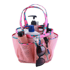 Transparent Mesh Bag Wash Bag Toiletry Bag Large Capacity Bath Bag Handbag