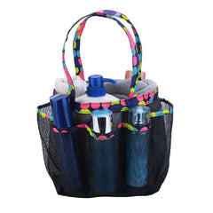 Transparent Mesh Bag Wash Bag Toiletry Bag Large Capacity Bath Bag Handbag