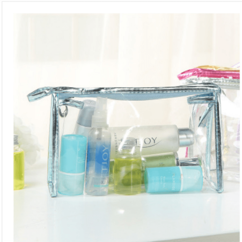 Transparent Portable Cosmetic Bag Storage Bag Travel Toiletry Bag